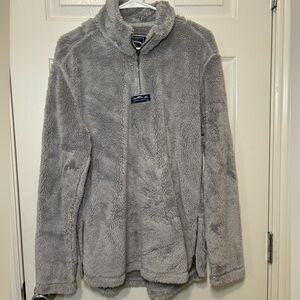 Lauren James Preptec quarter zip fleece sweatshirt, size M